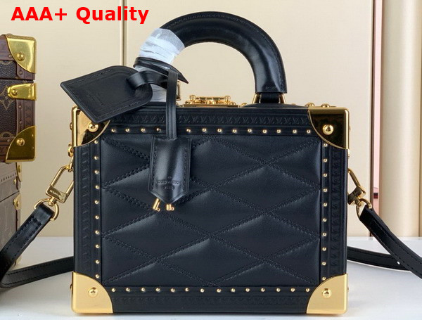 Louis Vuitton Petite Valise in Black Calf Leather Replica