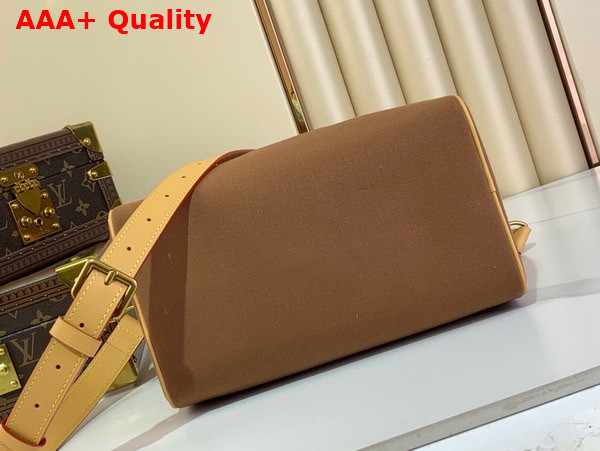 Louis Vuitton Pharrel and Nigo Speedy 25 Handbag in Brown Embroidered Canvas Replica