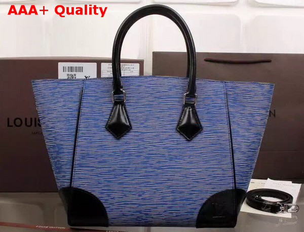 Louis Vuitton Phenix MM in Blue Epi Leather Replica