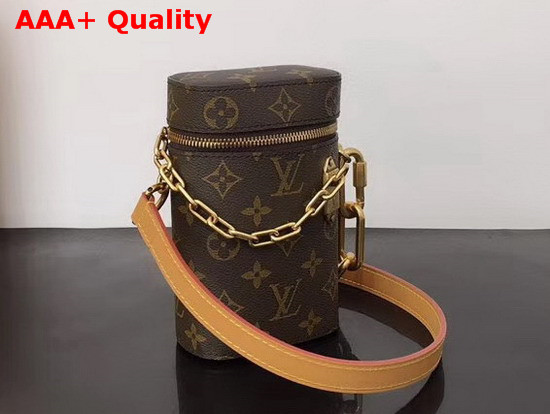 Louis Vuitton Phone Box in Monogram Canvas with an Adjustable Strap in Smooth Leather M44914 Replica