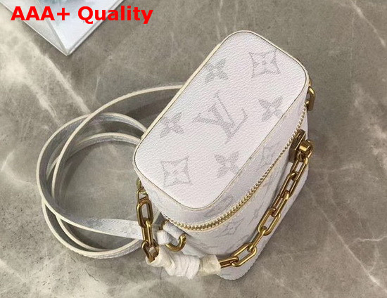 Louis Vuitton Phone Box in White and Silver Monogram Canvas Replica