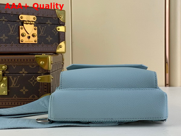 Louis Vuitton Pilot Slingbag in Cloud Blue Cowhide Leather Replica