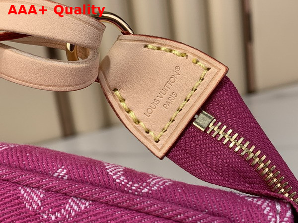 Louis Vuitton Pochette Accessoire Cargo Fuchsia Monogram Denim Replica