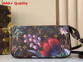 Louis Vuitton Pochette Accessoires Monogram Canvas with Floral Motifs M29148 Replica