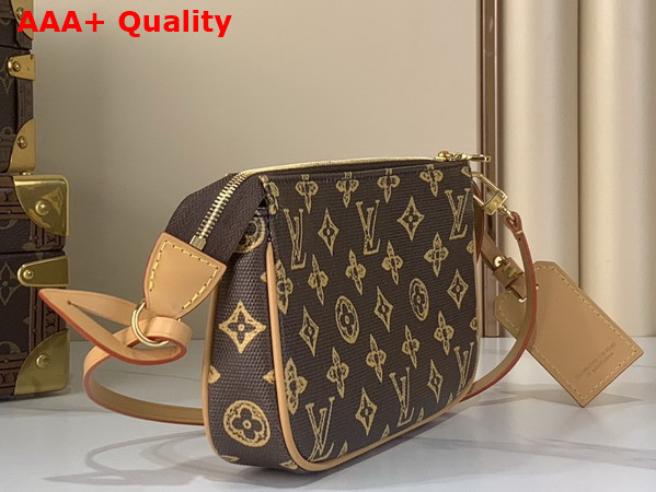 Louis Vuitton Pochette Accessoires Monogram Origine Ebene Coated Canvas M27718 Replica
