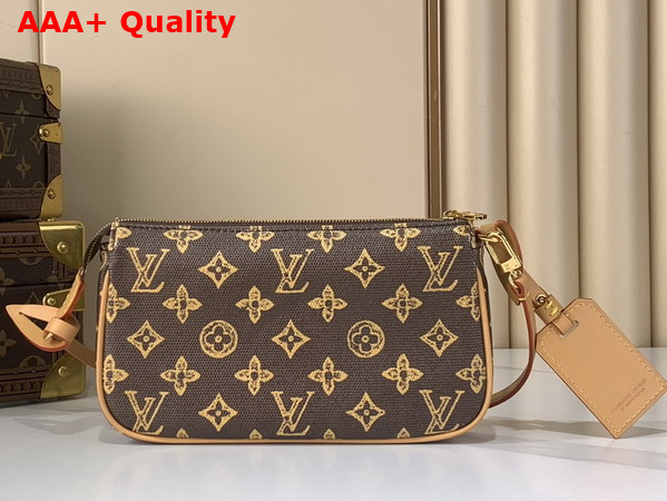 Louis Vuitton Pochette Accessoires Monogram Origine Ebene Coated Canvas M27718 Replica