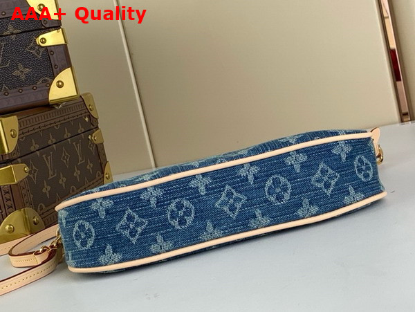 Louis Vuitton Pochette Accessoires in Denim Blue Monogram Denim Replica