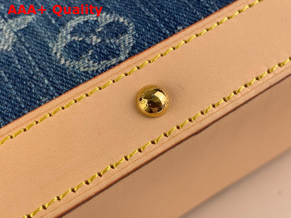 Louis Vuitton Pochette Cosmetique GM Denim Blue Monogram Denim M24317 Replica