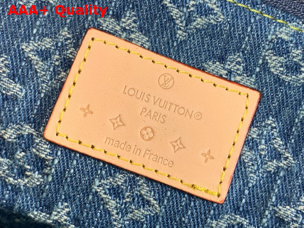 Louis Vuitton Pochette Cosmetique GM Denim Blue Monogram Denim M24317 Replica