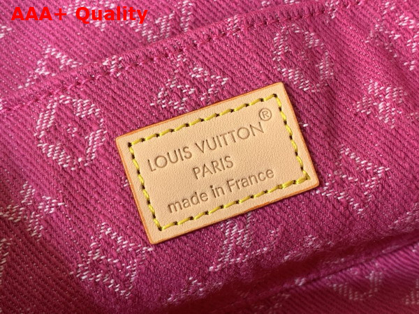 Louis Vuitton Pochette Cosmetique PM Fuchsia Monogram Denim M28050 Replica