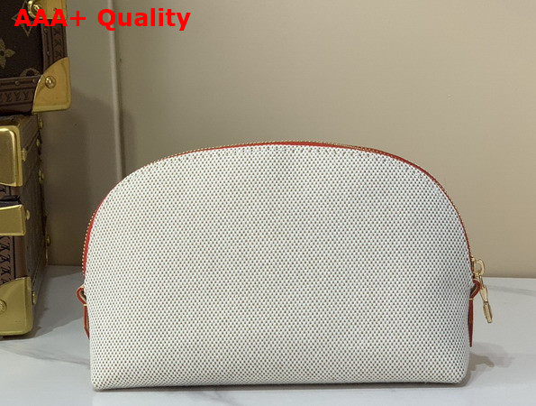 Louis Vuitton Pochette Cosmetique PM Lighthouse Red Organic Cotton M29529 Replica