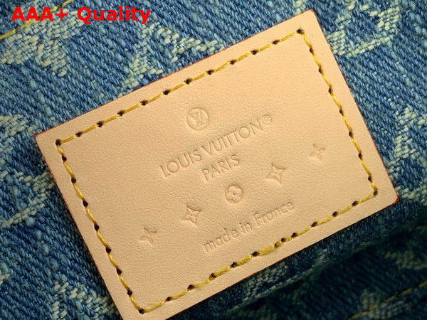 Louis Vuitton Pochette Cosmetique PM Pouch in Denim Blue Monogram Denim M24316 Replica