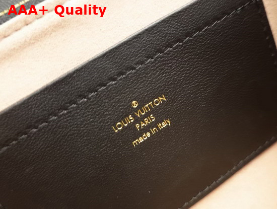 Louis Vuitton Pochette Coussin Black Monogram Embossed Lambskin M80742 Replica