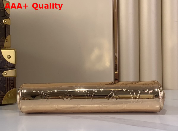Louis Vuitton Pochette Eva in Copper Monogram Miroir Canvas Replica