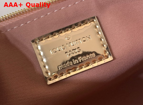 Louis Vuitton Pochette Eva in Copper Monogram Miroir Canvas Replica