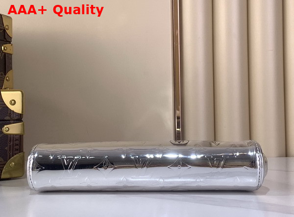 Louis Vuitton Pochette Eva in Silver Monogram Miroir Canvas M26100 Replica