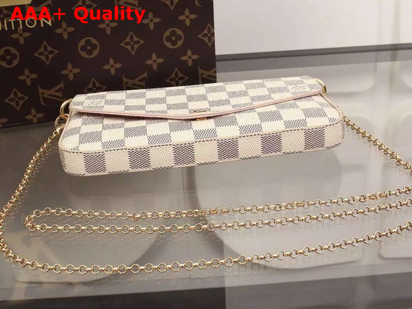 Louis Vuitton Pochette Felicie In Damier Azur Canvas Replica