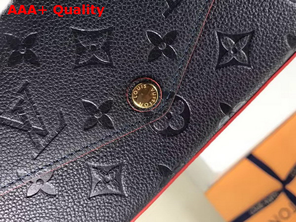 Louis Vuitton Pochette Felicie Monogram Empreinte Marine Rouge M64099 Replica