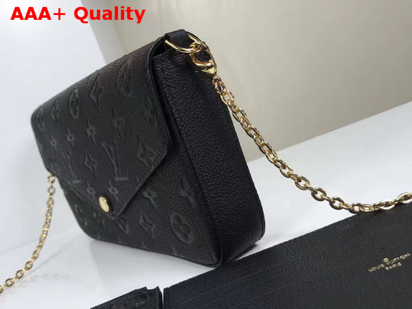 Louis Vuitton Pochette Felicie Monogram Empreinte Noir M64064 Replica