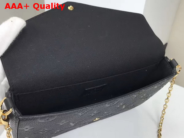 Louis Vuitton Pochette Felicie Monogram Empreinte Noir M64064 Replica