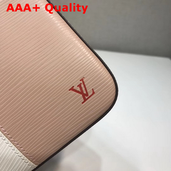 Louis Vuitton Pochette Felicie Rose Ballerine Epi Leather with Two Tone Stripe Replica