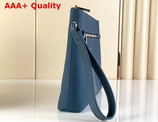 Louis Vuitton Pochette Ipad Blue Aerogram Cowhide Leather M81029 Replica