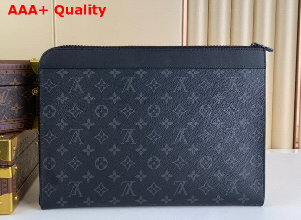 Louis Vuitton Pochette Jour Monogram Eclipse Coated Canvas M82074 Replica
