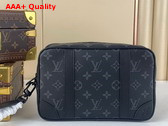 Louis Vuitton Pochette Kasai Monogram Eclipse Canvas M82076 Replica