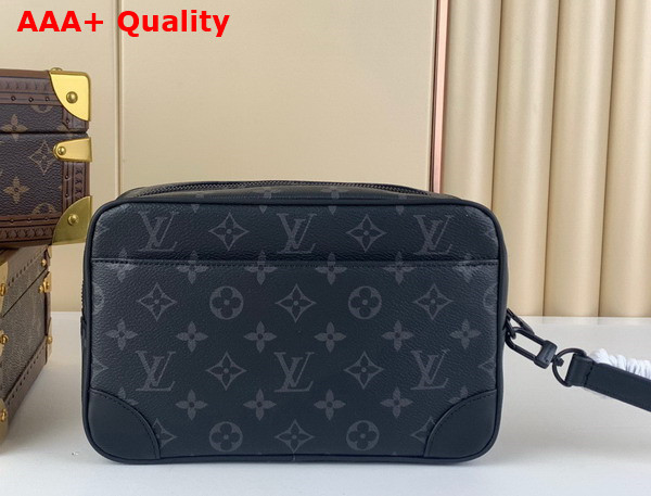 Louis Vuitton Pochette Kasai Monogram Eclipse Canvas M82076 Replica