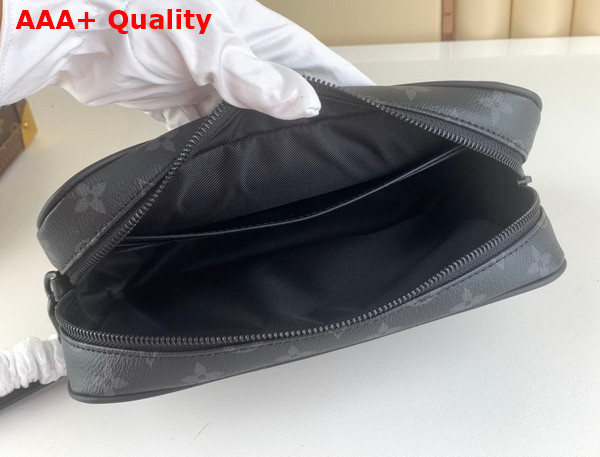 Louis Vuitton Pochette Kasai Monogram Eclipse Canvas M82076 Replica