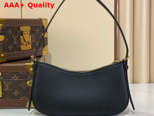 Louis Vuitton Pochette LV Bloom Black Calfskin Leather M25525 Replica