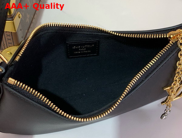 Louis Vuitton Pochette LV Bloom Black Calfskin Leather M25525 Replica