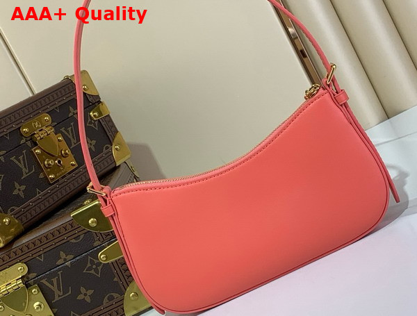 Louis Vuitton Pochette LV Bloom Peach Calfskin Leather Replica