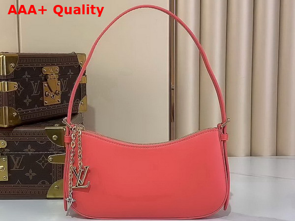 Louis Vuitton Pochette LV Bloom Peach Calfskin Leather Replica