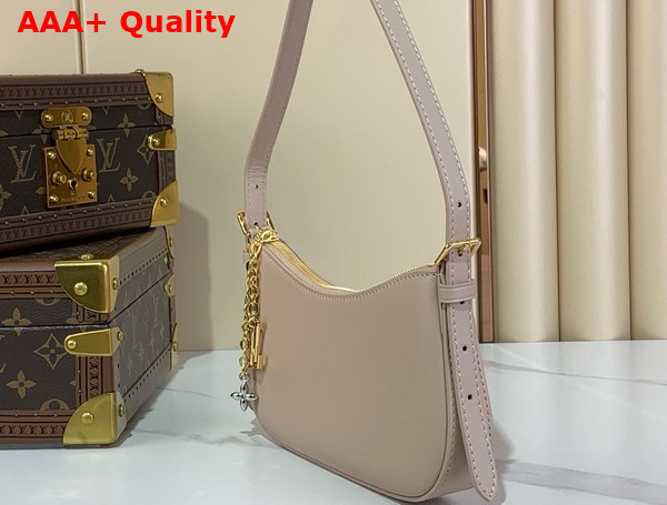 Louis Vuitton Pochette LV Bloom Sand Calfskin Leather M25784 Replica