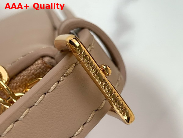 Louis Vuitton Pochette LV Bloom Sand Calfskin Leather M25784 Replica