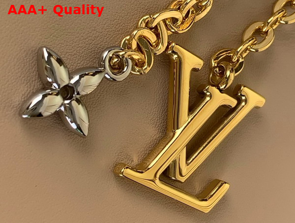 Louis Vuitton Pochette LV Bloom Sand Calfskin Leather M25784 Replica