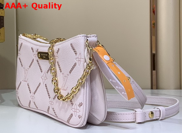 Louis Vuitton Pochette Liv Light Bliss Couture Monogram Empreinte Couture M29495 Replica