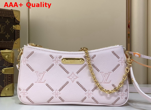 Louis Vuitton Pochette Liv Light Bliss Couture Monogram Empreinte Couture M29495 Replica