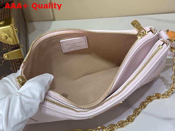 Louis Vuitton Pochette Liv Light Bliss Couture Monogram Empreinte Couture M29495 Replica