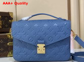 Louis Vuitton Pochette Metis Blue Jean Monogram Empreinte Leather M27357 Replica