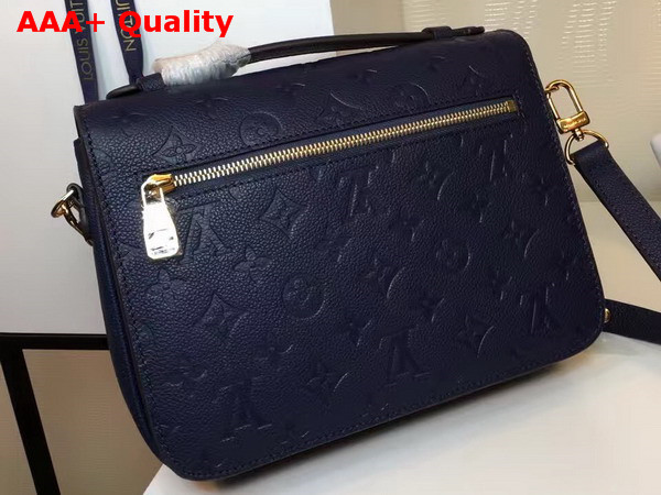Louis Vuitton Pochette Metis Dark Blue Monogram Empreinte Leather Replica