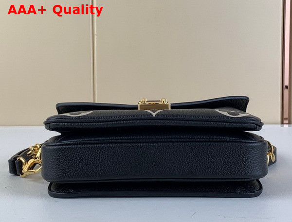 Louis Vuitton Pochette Metis East West Bag Noir Beige Monogram Empreinte Leather M46596 Replica