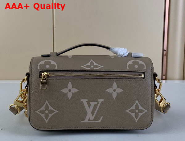 Louis Vuitton Pochette Metis East West Bag Tourterelle Creme Monogram Empreinte Leather M23081 Replica