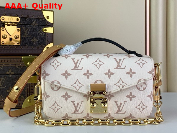 Louis Vuitton Pochette Metis East West Handbag in Monogram Dune Coated Canvas M46914 Replica