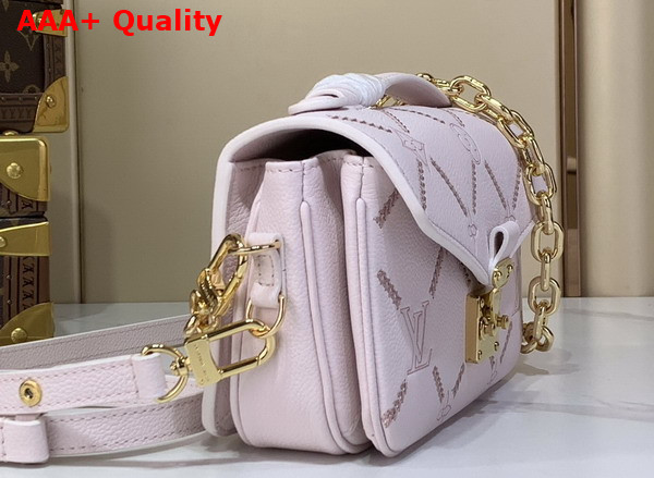 Louis Vuitton Pochette Metis East West Light Bliss Couture Monogram Empreinte Leather M29488 Replica