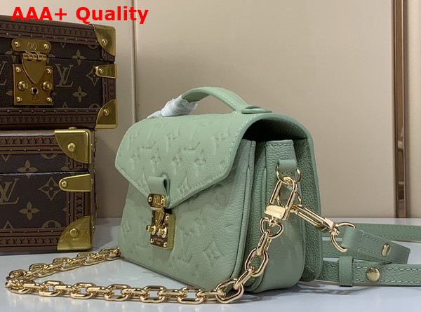 Louis Vuitton Pochette Metis East West Minty Monogram Empreinte Leather M2A339 Replica