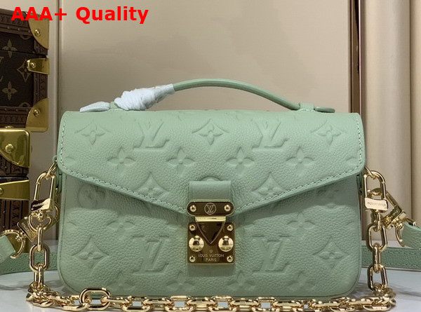 Louis Vuitton Pochette Metis East West Minty Monogram Empreinte Leather M2A339 Replica