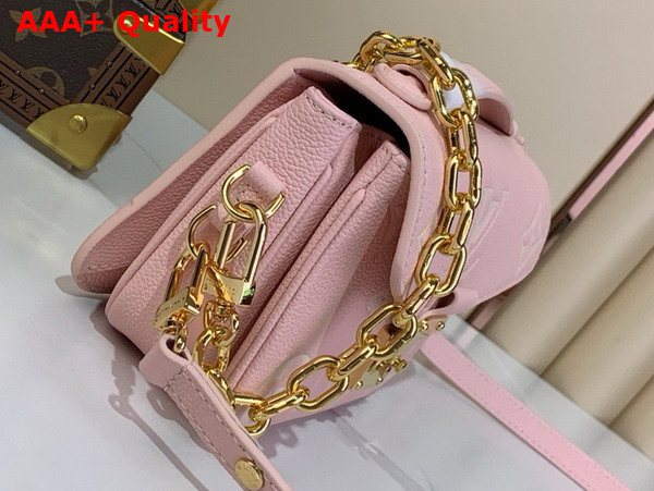Louis Vuitton Pochette Metis East West Pink Quartz Monogram Empreinte Leather M14208 Replica