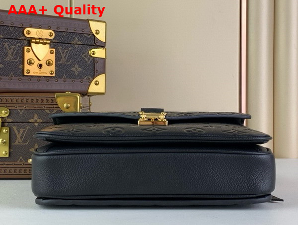 Louis Vuitton Pochette Metis Handbag in Black Monogram Empreinte Leather M41487 Replica